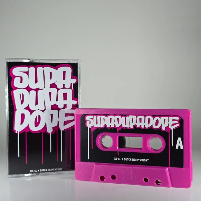 “SUPADUPADOPE” van Iks-el te verkrijgen op zeer gelimiteerde cassette”