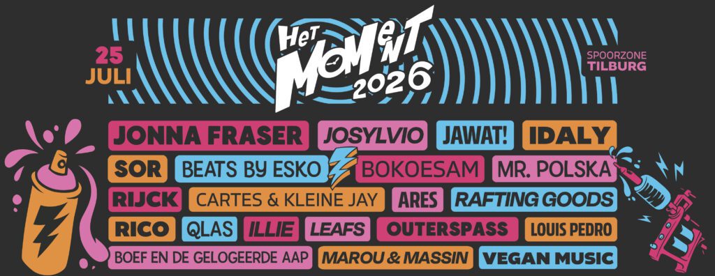 Het Moment 2026 verstevigt affiche met negen acts, waaronder Idaly, sor, Mr. Polska en Qlas