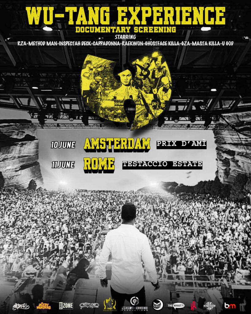 A Wu-Tang Experience start Europese tour met premières in Amsterdam en Rome